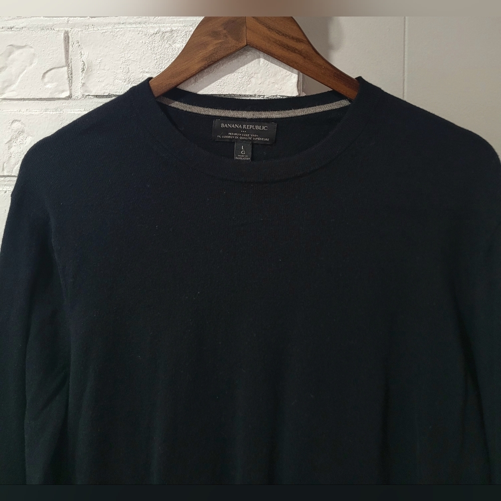 🔥Cashmere Banana Republic Black Cashmere Blend